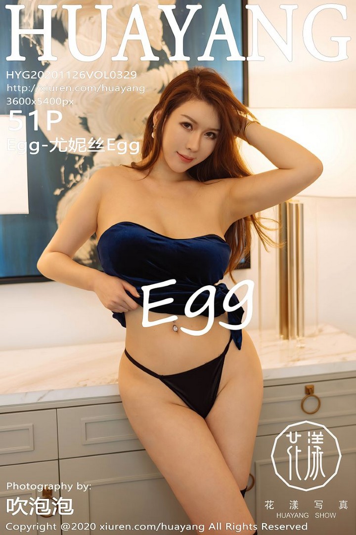 [HuaYang花漾] 2020.11.26 VOL.329 Egg-尤妮丝Egg [52P/464MB]预览图
